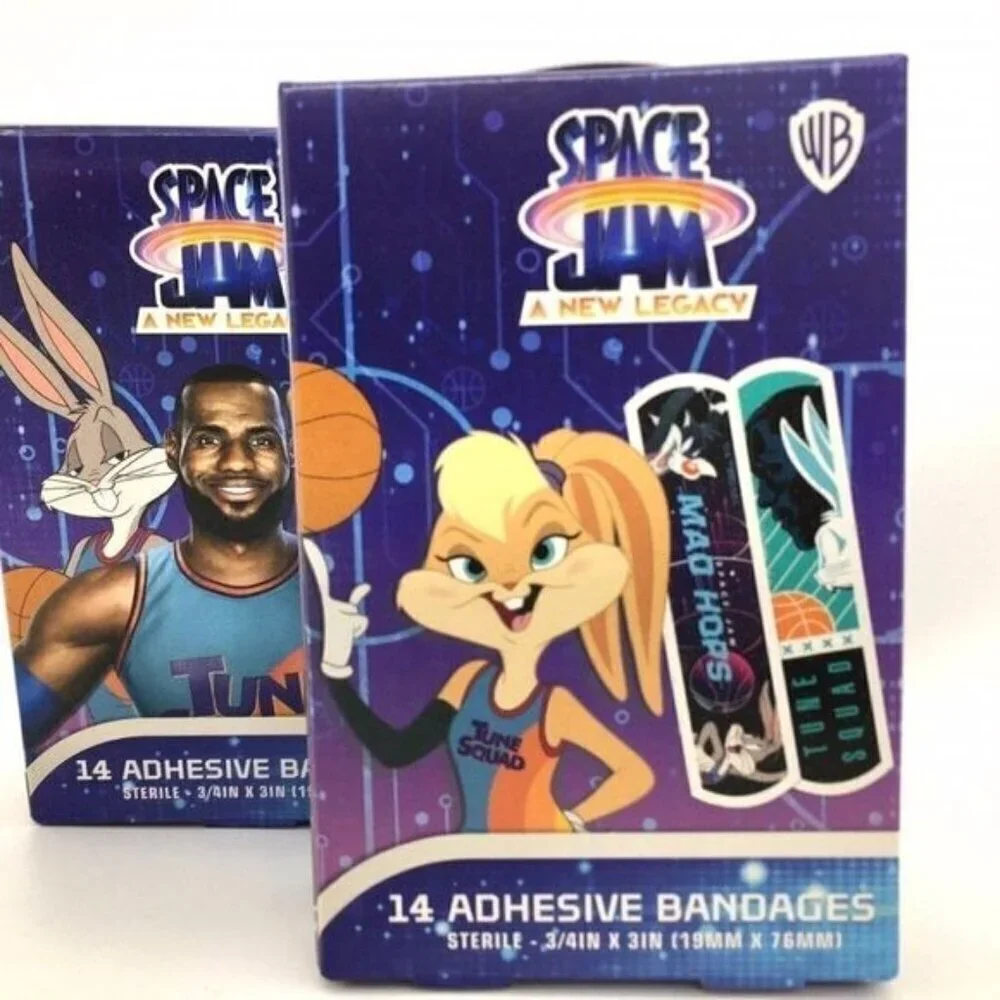 Space Jam : A New Legacy Adhesive Bandages (2) Boxes New